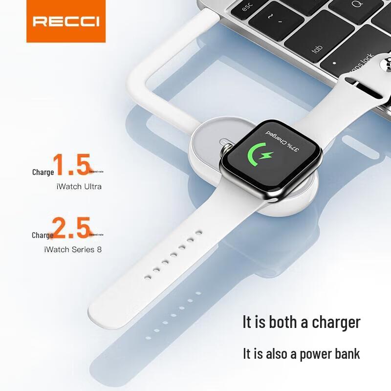 Беспроводное зарядное устройство Ruisi 2-в-1 для Apple Watch