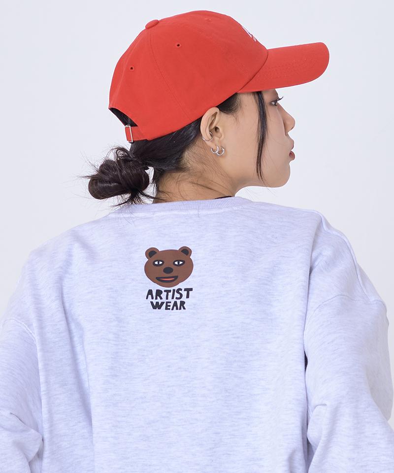 ARTISTWEAR [Atw] Signature Logo Embroidered Ball Cap_Rd