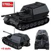 1702CPS MOC Tank Destroyer Model Building Blocks Bricks Anti-Aircraft Vehicle Educational Toys for Adults DIY Birthday Gifts