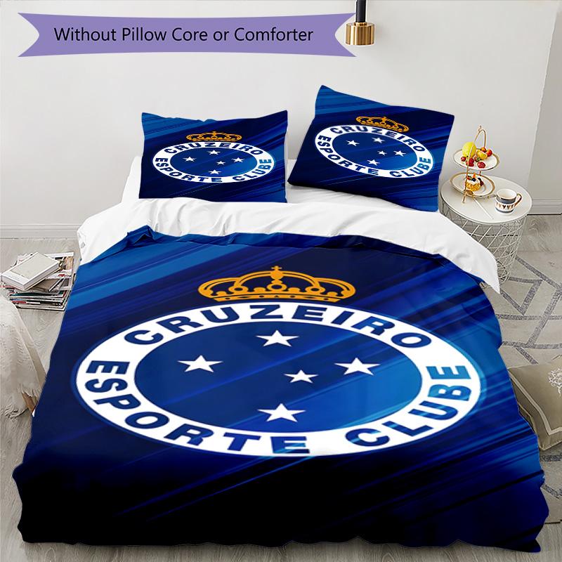 Fc Esporte Printed Pattern Duvet Cover Set – includes 1 duvet cover and 2 matching pillowcases Bedroom decor Christmas gifts
