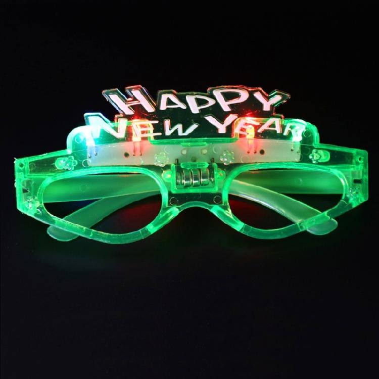 2025 Light up Glasses 2025 New Year Party Eyeglasses Decoration Photography Props for New Years Party Christmas Wedding