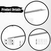 Staffe Decorative in Metallo per Mensole Supporto a Parete Robusto Invisibile Facile