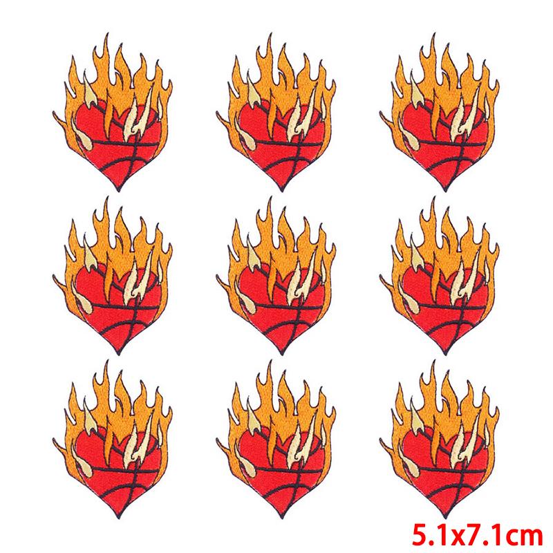 10 Pcs/lot Wholesale Embroidery Patch Iron On Patches For Clothing Patches On Clothes Jackets Decor Applique Sew Supplies