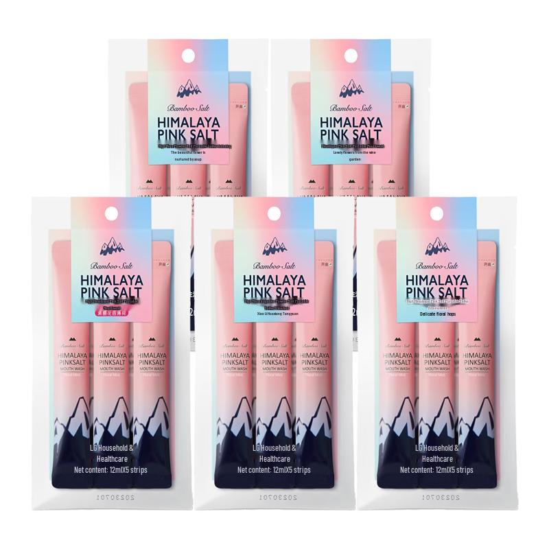 

Бамбуковая соль Гималайская розовая соль Портативные саше для полоскания рта