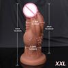 Nový silikonový ultra silný realistický ženský imitace skutečný a falešný penis pěst anální zátka super velký penis hračka pro dospělé