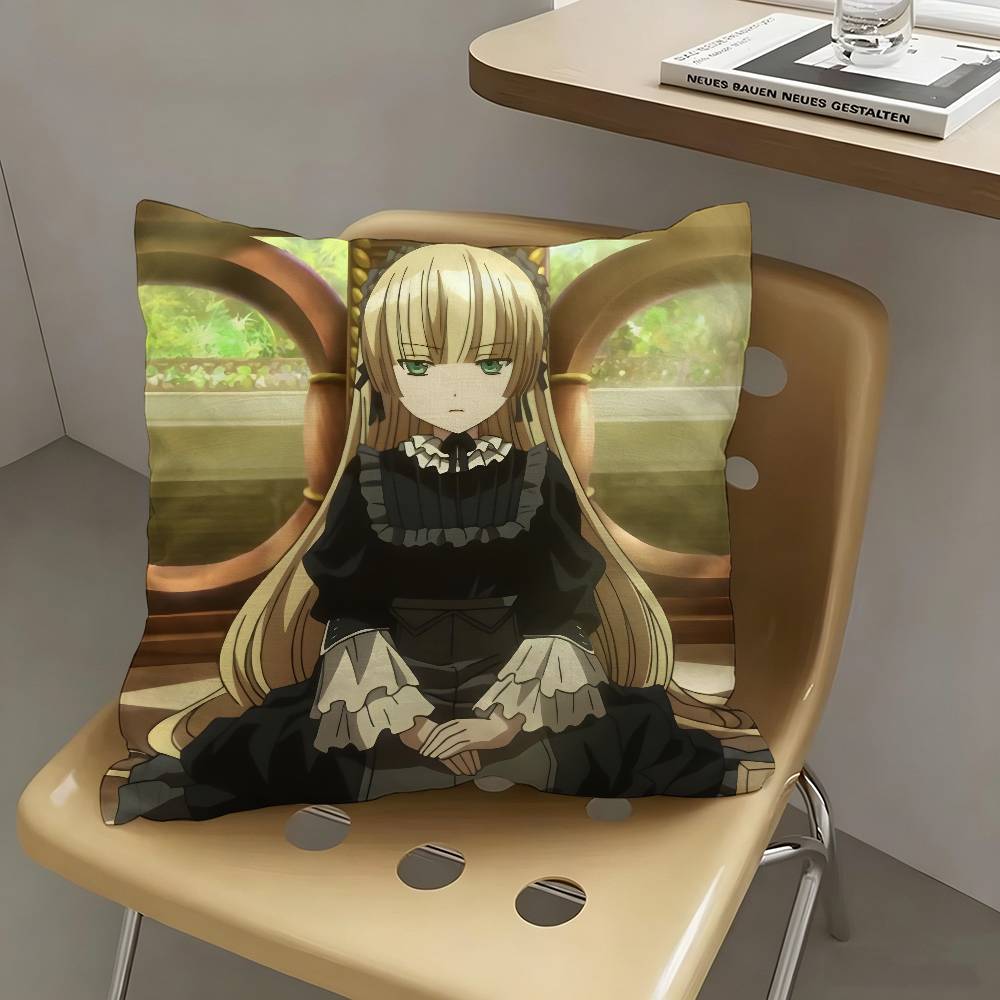 1pc Victorique De Blois Anime Characters Pillow Case Fashion Square Pillowcase Bedroom Sofa Room Ins Decoration Leisure