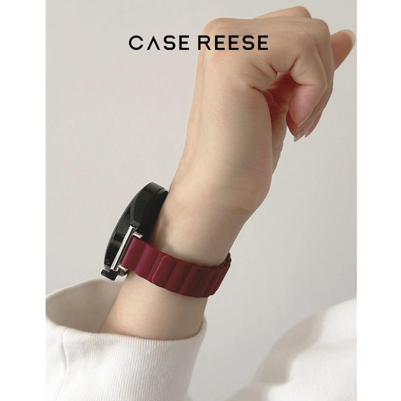 Damen Schlankes Silikonarmband Magnetarmband für Apple Watch S11 10 46/42mm 45mm 44 Schlanke Bänder 38mm 40mm 41 Armband iWatch SE 9 8 7 6