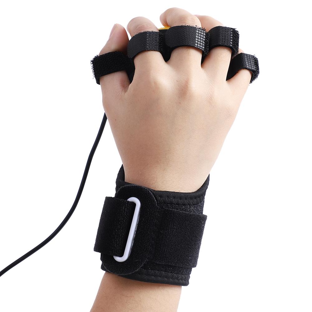 Infrared Heating Massager Electric Finger Recovery Training Silicone Rehabilitation Balls 110V-