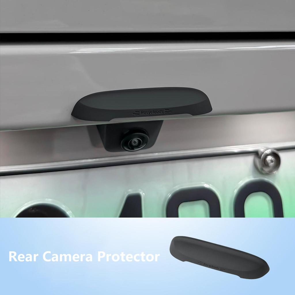 1PC Waterproof Rear Camera Cover, Anti-Rain Protection Guard, Modification Accessories Daily Driving Winter Parking Safety