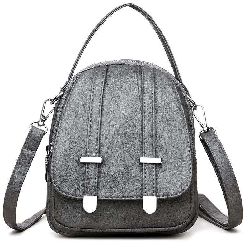

Модная однотонная женская сумка через плечо из искусственной кожи, новая универсальная сумка для поездок на работу, повседневная сумка серый