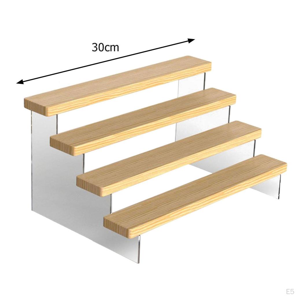 Acrylic Cupcake Display Stand Riser Organizer Storage Holder for Cupcakes Cosmetic Action Figure