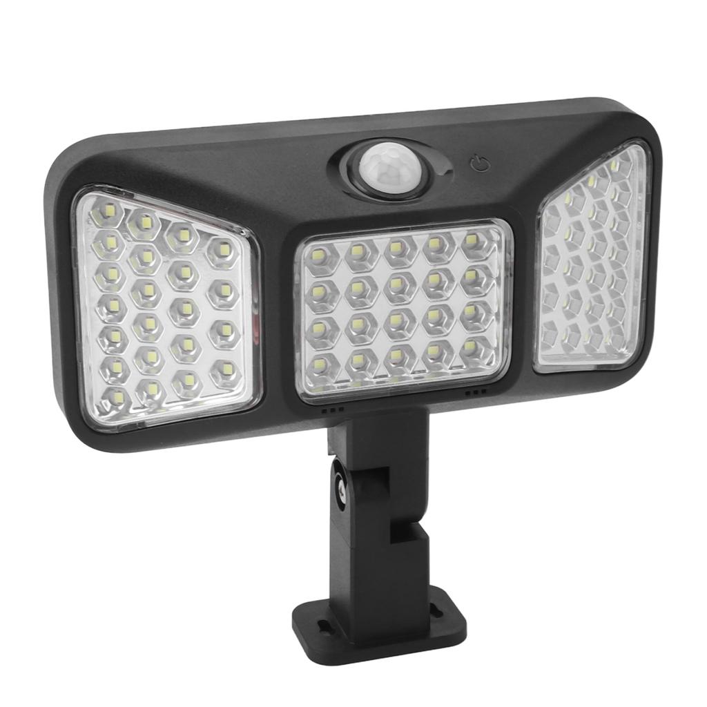 Outdoor Wall Light LED Waterproof Three Side Illuminated 140 Degree Wide Angle Solar Wall Lamp for Terrace Garage