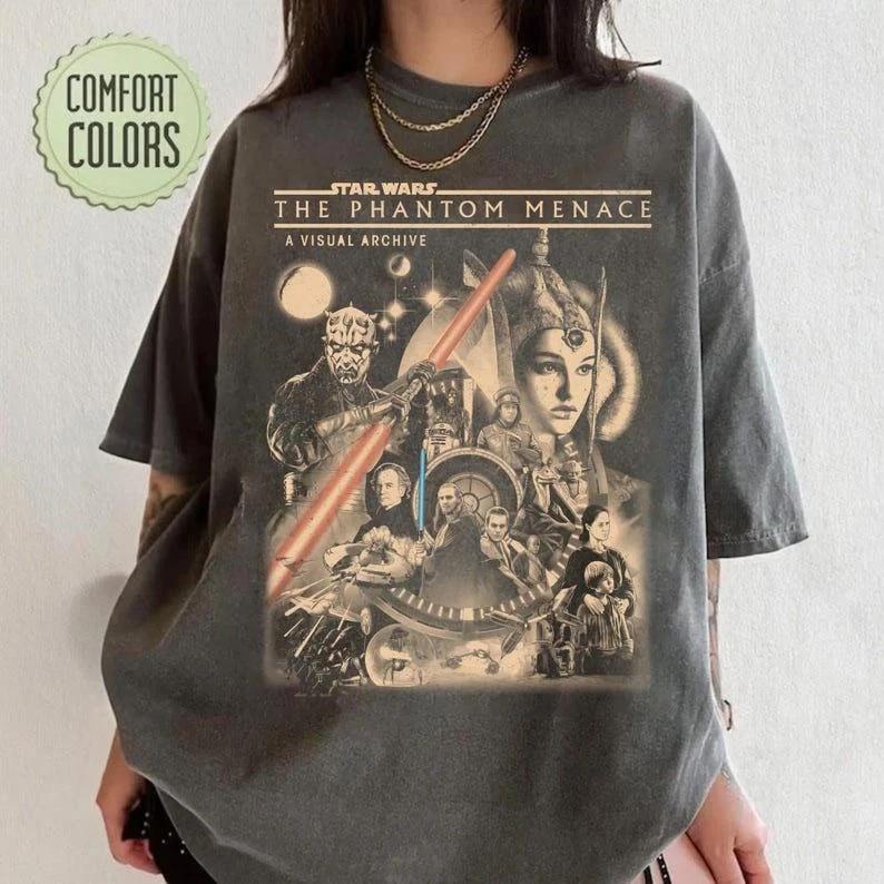 Star Wars Shirt Vintage Disney, Star Wars Family Trip Tee, May The Force Be With L