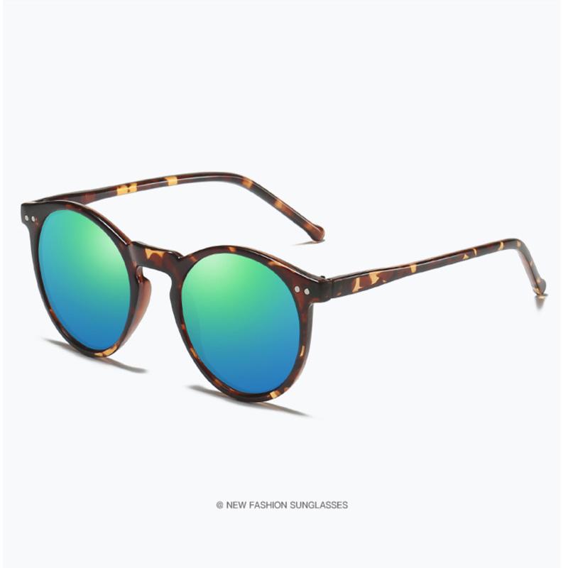 Sun Glasses Women Stylish Round Frame European American Retro Driving Mirrors Polarized Sun Glasses
