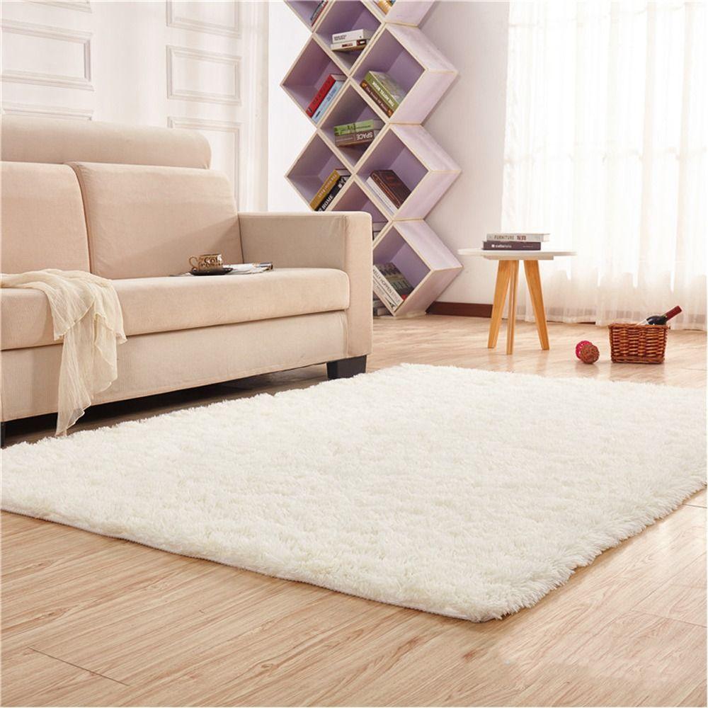 50x80cm Plush Carpet Long Hair Sofa Cushion Rugs Soft Imitation Wool Pad  Home