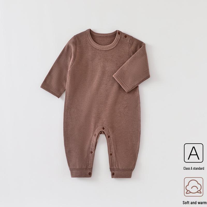 

Дитячі теплі суцільні піжами - Весняно-осінній базовий шар 59cm (1-3 months)