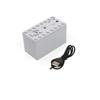 Boîtier de batterie au lithium rechargeable MOC Outil d'alimentation multifonction Voiture Train Moteur Contrôle d'ajustement de vitesse pour briques de construction 8878