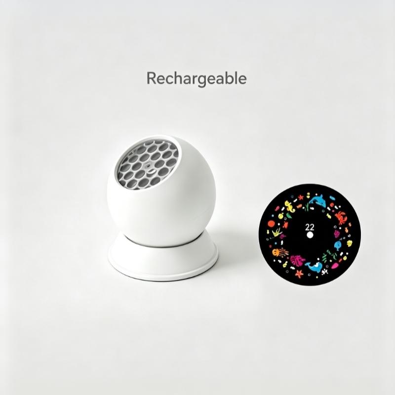 LED Ocean Projector Night Light 360° Rotating Dynamic Ambient Lamp Wide Coverage for Large Room Party Decor