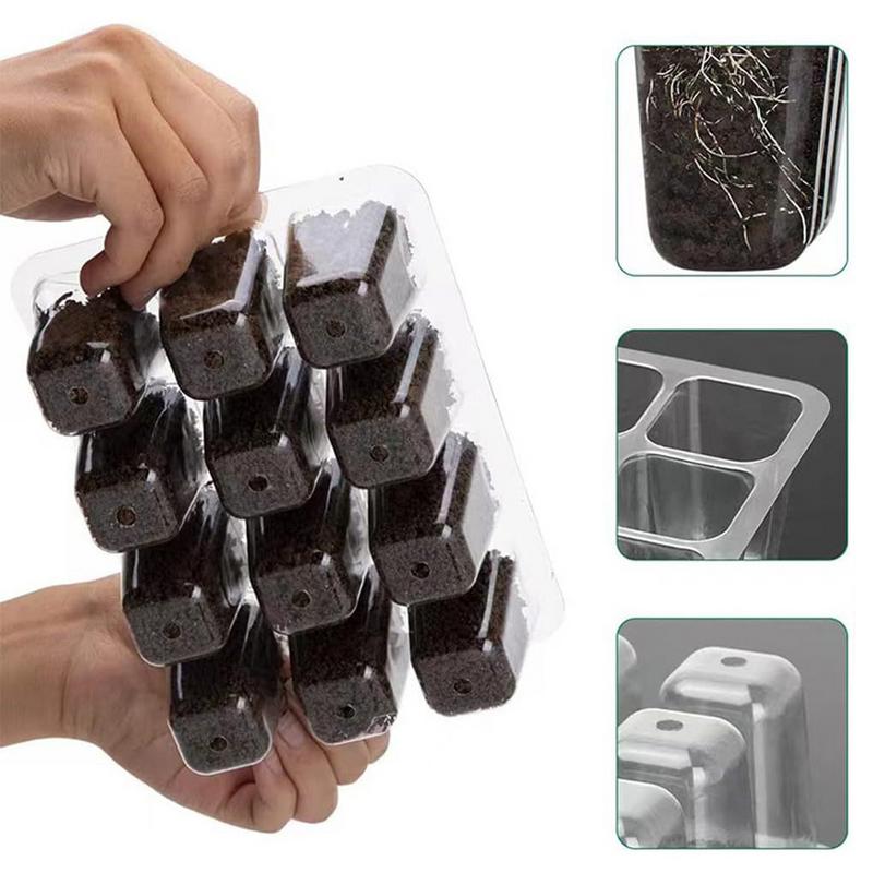 Seedling Starter Trays Elevated Seedling Starter Trays Kits Indoor Gardening Plant Germination Trays Starter Kit With Timing