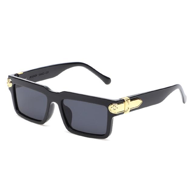 Retro Dame Square Small Square Solbriller | Vintage rektangel solbriller menn - solbriller