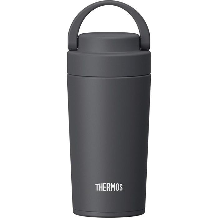 Thermos Tumbler Vacuum Insulated Carry Handle 320ml Smoke Black JOV-321 SMB 320ml