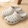 Platform Women Clogs Shoes Beach Garden Thick Bottom Sandals Fashion Comfortable Non-Slip Slippers Indoor Outdoor Men Hole Shoes