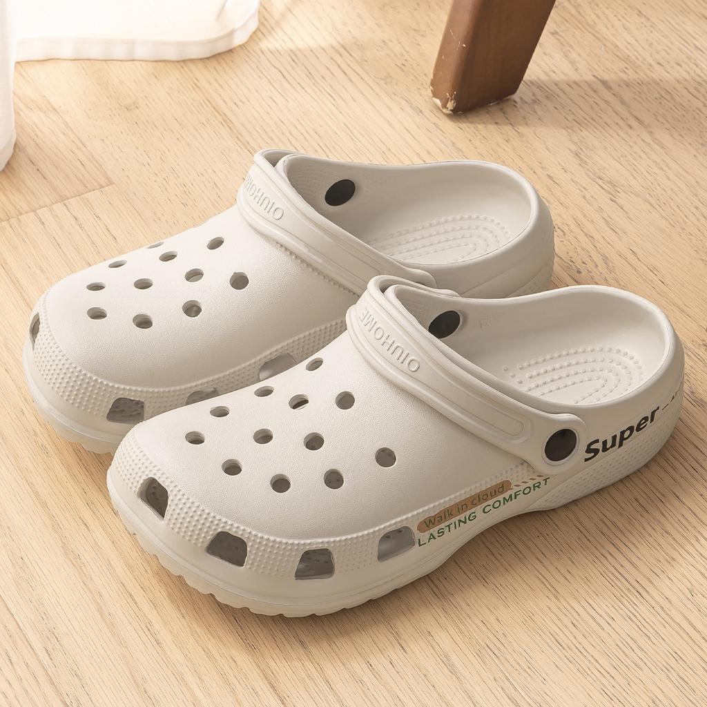 Platform Women Clogs Shoes Beach Garden Thick Bottom Sandals Fashion Comfortable Non-Slip Slippers Indoor Outdoor Men Hole Shoes