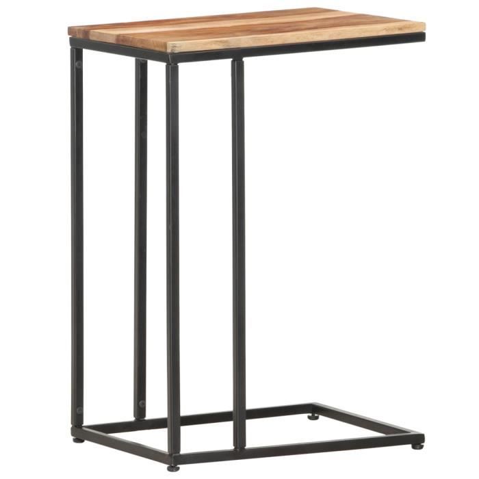 VidaXL Table d'appoint 35x45x65 cm Bois massif
