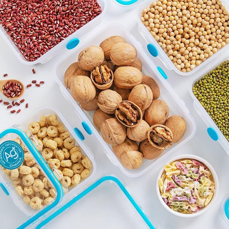CHAHUA 1150ml Antibacterial Rectangular Food Storage Container