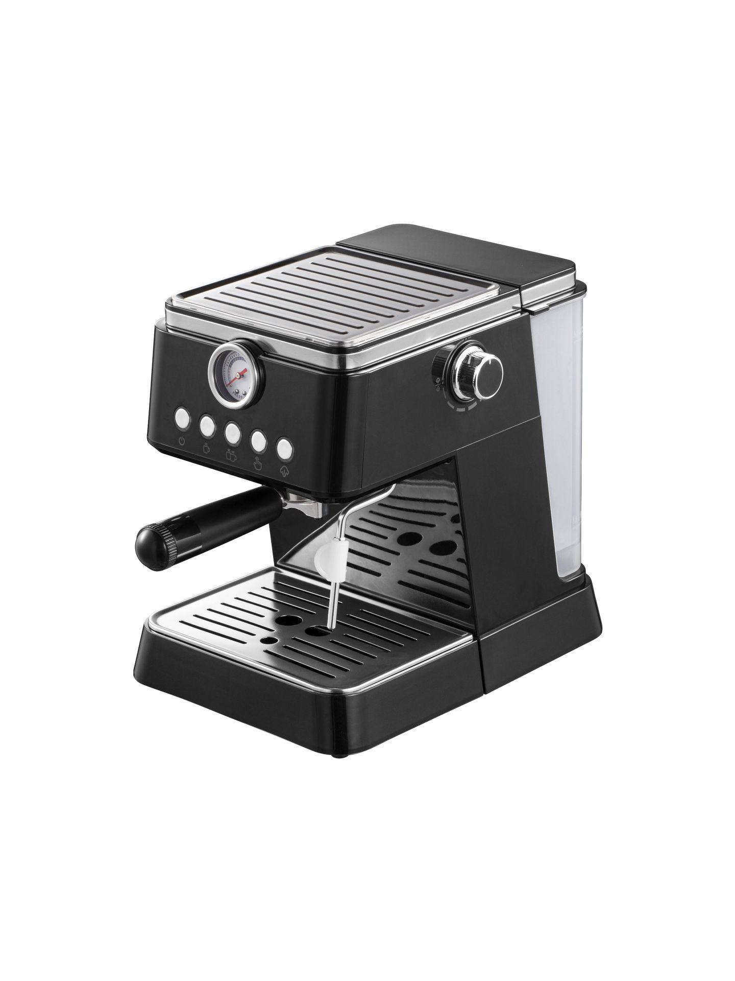 

Italian Semi-Automatic Coffee Machine with 20-Second Heating, 1.5L Tank, and Four Modes UK Standard