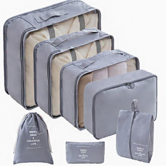 8-Piece Travel Clothing Storage Bag Set