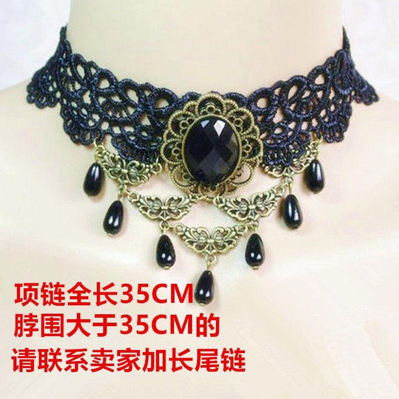 X325 Fashion Retro Ornament Leopard Print Peach Heart Necklace Sweater Chain Necklace Sweater Chain Couple Jewelry [Small]]