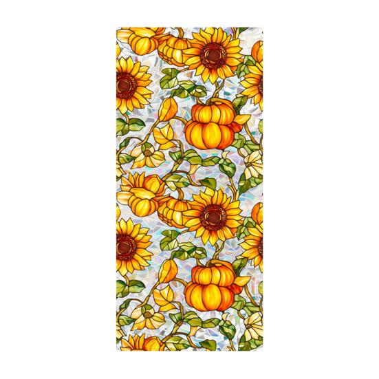 

Радужная пленка для защиты конфиденциальности на окна на Хэллоуин, неклеящаяся наклейка на стекло, призматическая, окрашенная, статическая, солнцезащитная, защитная пленка для гостиной, спальни D