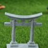 Torii Gate Aquarium Decor Miniature Ornamenttank Garden Shrine Shinto Landscape Sandstone Micro Decoration Simulation