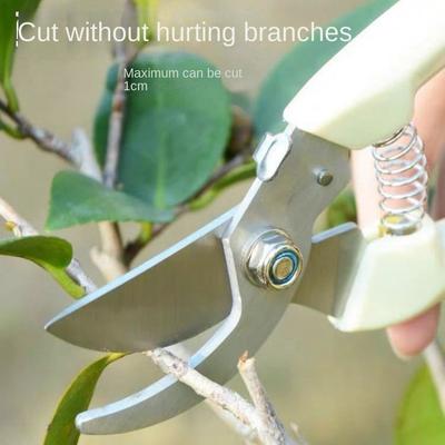 Stainless Steel Strong Garden Gardening Pruning Scissors Household Labor Saving Flower Pruning Potted Branches Branches