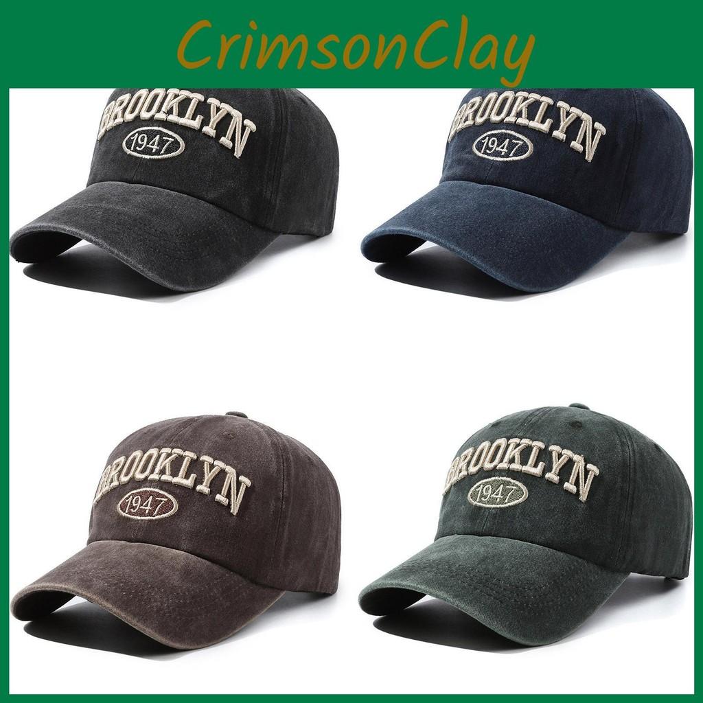 Brooklyn Letter Embroidery Baseball Cap Sun Protection Breathable Gifts Hat