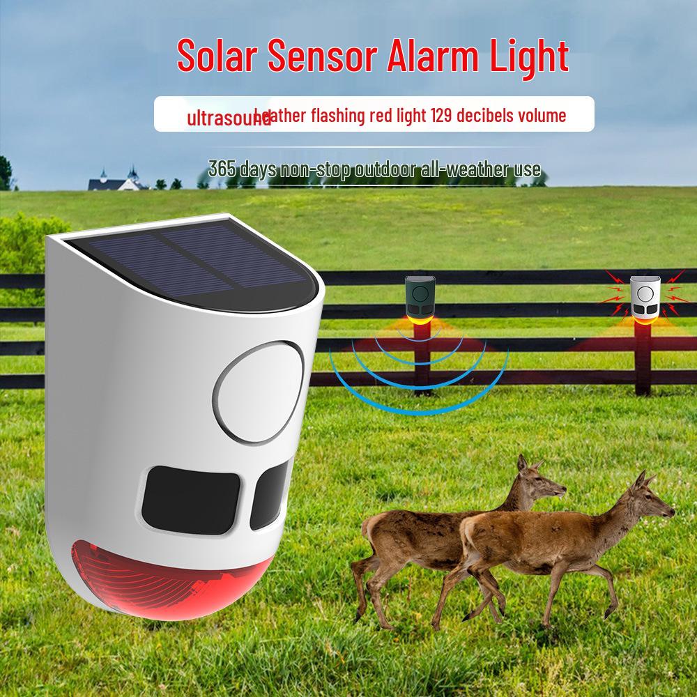 Solar-Powered Blind Spot Alarm & Ultrasonic Rodent Repeller with Infrared Sensor