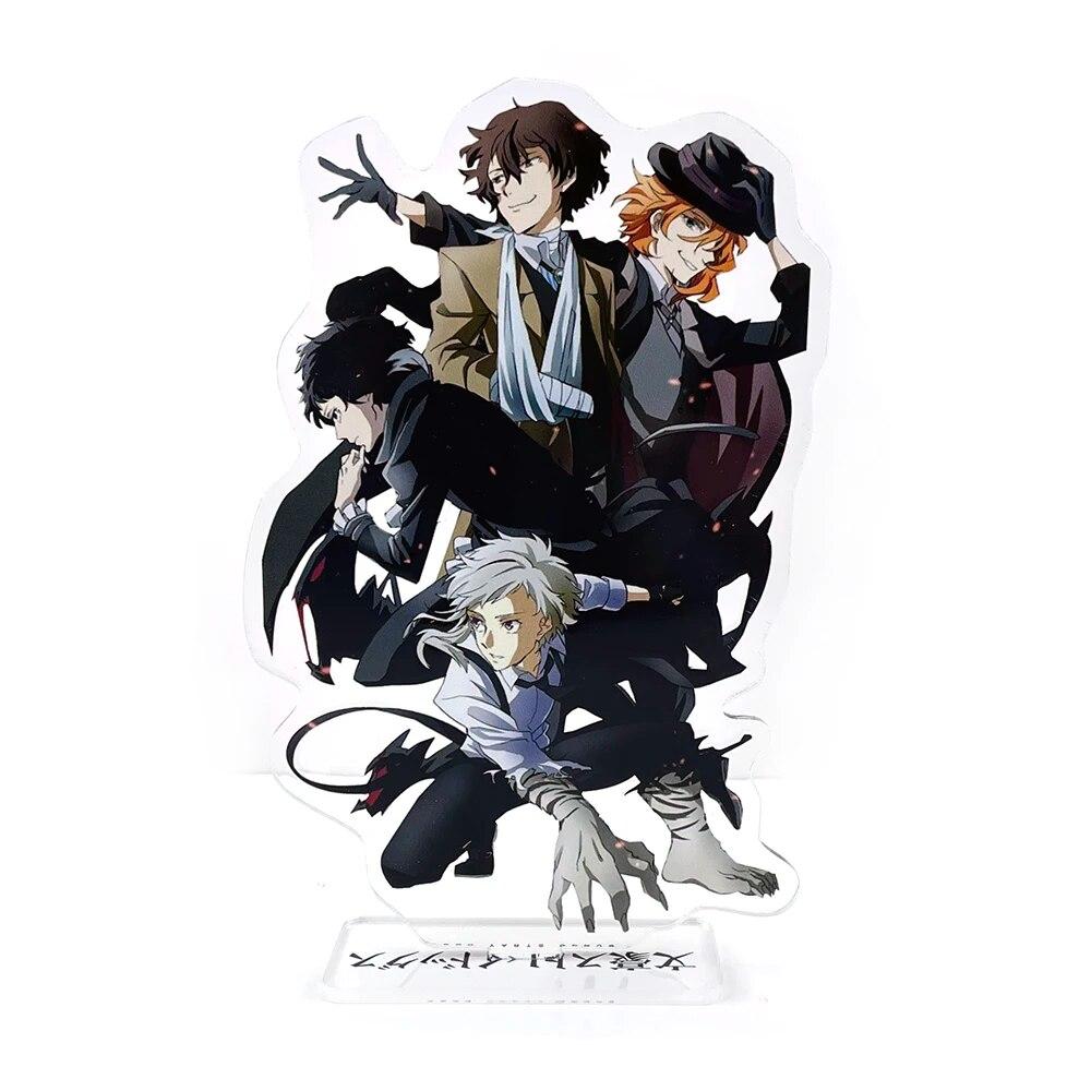Bungo Stray Dogs Chuuya Dazai Nakajima Atsushi Ryunosuke Akutagawa GM Acrylic Stand Standee Toy Figure