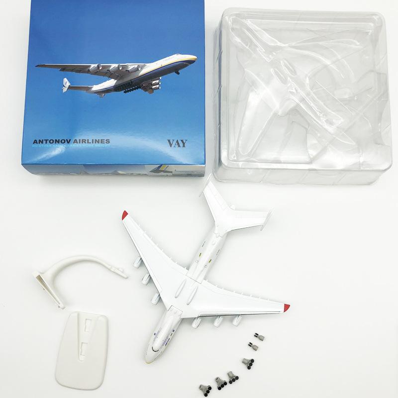 20cm Alloy Soviet Union Air Antonov 225 Airlines Ukraine An-225 Mriya World Biggest Cargo Airplane Model Plane Diecast Aircraft