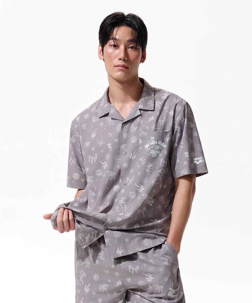 Alena Graphic Day Men'S Oversized Shirt A6Mm1Rp05Mca