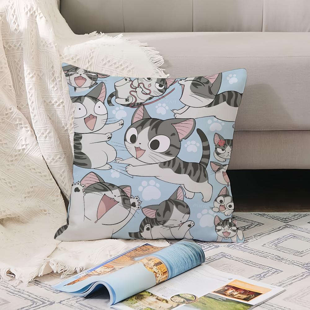 Cartoon C-Chi's S-Sweet H-Home Pillow Case Office Cushions Suitable For Sofa Car Bedroom Decorative Cushion Cover