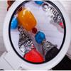 Foldable Magnifying Glass Handheld Watch Repair Tool 8 LED Magnifier  Book Reading