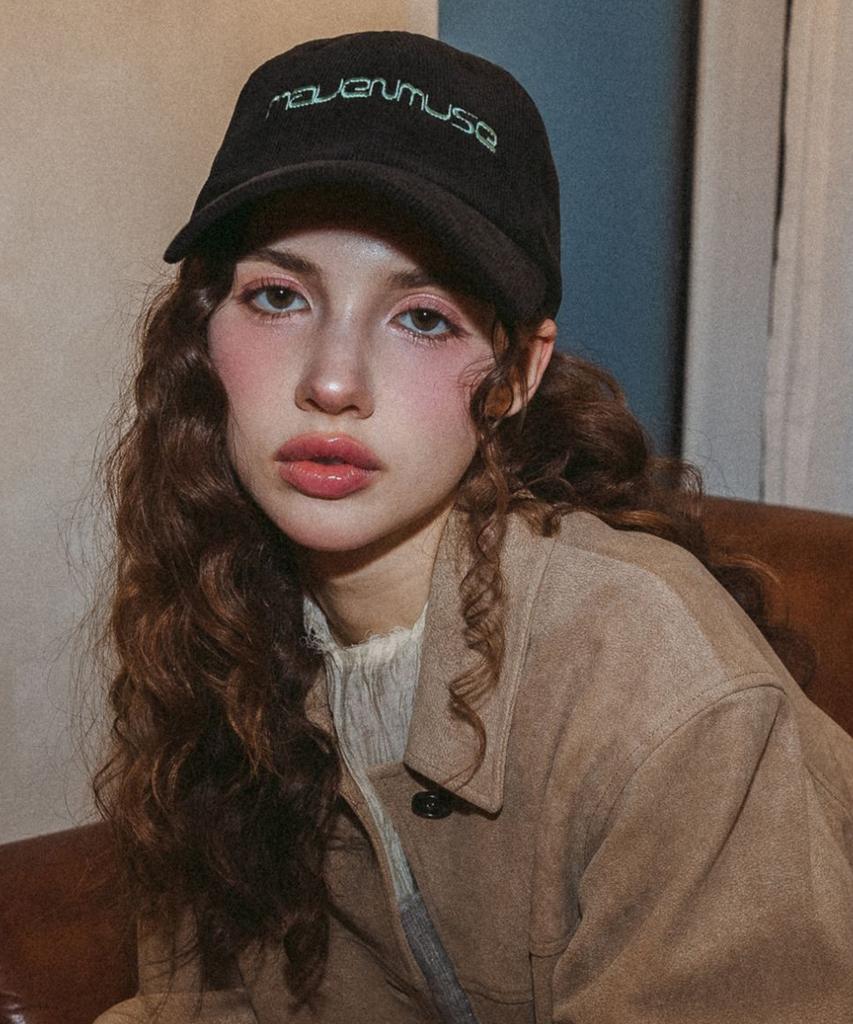 Meibeunmyujeu Lead Corduroy Ball Cap Fr_Bk (Mcxscf102Bkfr)