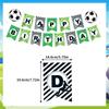 1 Set Fußball Happy Birthday Papierbanner Girlanden Schule Sport Fußball Thema Kinder Jungen Geburtstagsparty Wimpelkette Babyparty