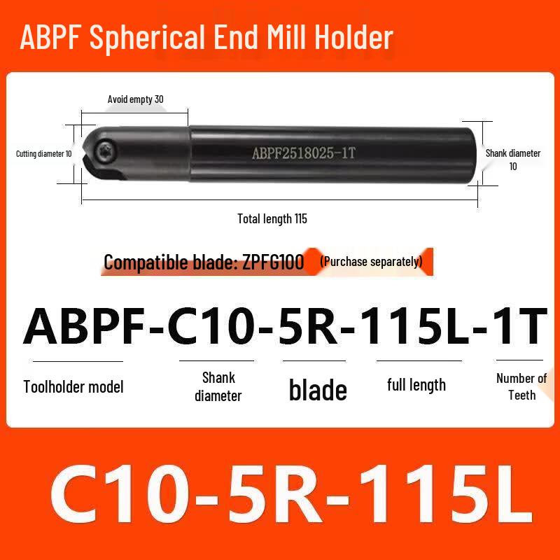 

Aokewen ABPF10 R5 Precision Milling Tool Holder