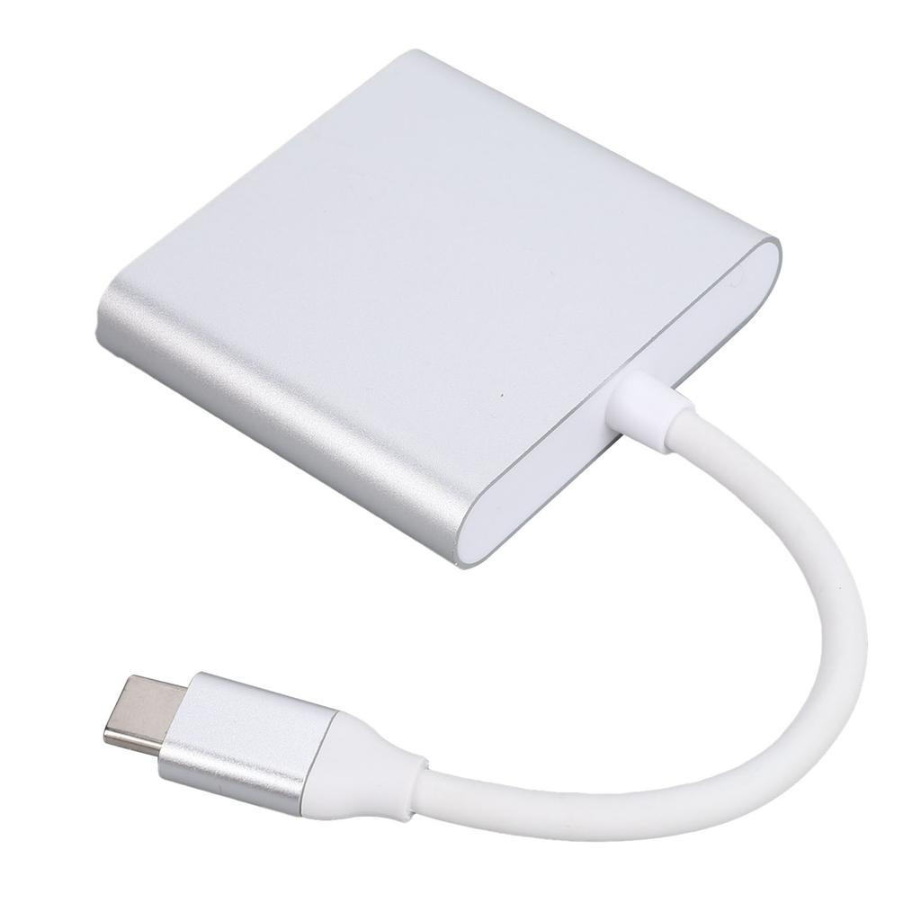 3 In 1 Type C Hub 8K Display Port USB PD Fast Charging Adapter Multiport Docking Station for Laptop Phone