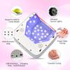 72W UV LED Nail Lamp Rechargeable Fast Drying Sparkly Nail Dryer Manicure Lamp Wireless for Curing All Gel Nail Polish