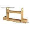 Bamboo Double-layer Kitchen Storage & Cosmetics Organizer Rack