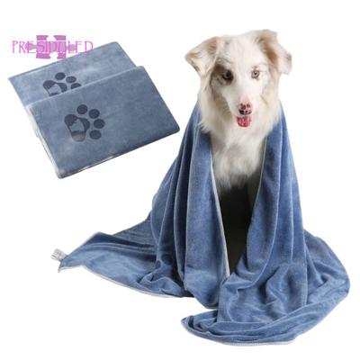 Toalla para mascotas, duradera, súper absorbente, toalla para perros y gatos, de secado rápido, manta suave y cómoda - Artículos para mascotas