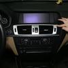 Car Center Control Air Condition Outlet Vent Frame Cover For BMW X3 F25 2011 2012 2013 2014-2017 ABS Trim Interior Accessories